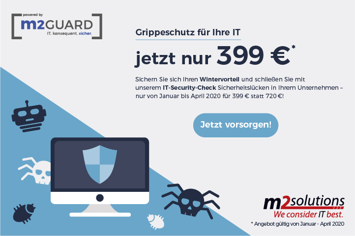 Popup mit Angebot für IT-Security-Check für 399 Euro